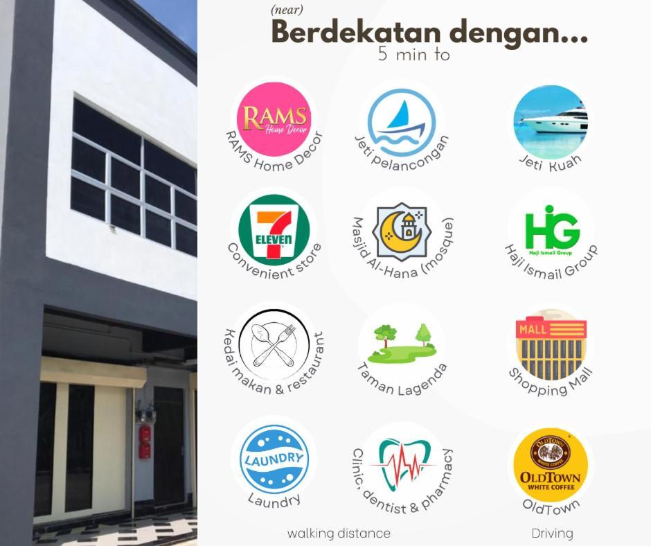 Adina Homestay Langkawi ~Spacious Homestay~ Kuah Zewnętrze zdjęcie